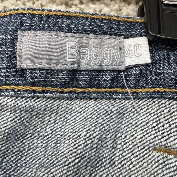 Vintage 90’s Levis SilverTab Jeans Men’s 40X32 Blue Denim Y2K Wide Leg Baggy VTG - Picture 8 of 14